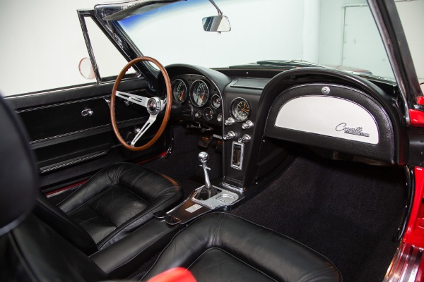 For Sale Used 1965 Chevrolet Corvette LT1 350/370hp Black Leather | American Dream Machines Des Moines IA 50309