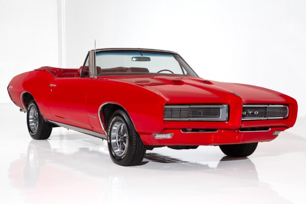 For Sale Used 1968 Pontiac GTO Real Red/Red 400, 4-Speed  #s Match | American Dream Machines Des Moines IA 50309