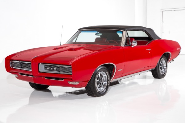 For Sale Used 1968 Pontiac GTO Real Red/Red 400, 4-Speed  #s Match | American Dream Machines Des Moines IA 50309