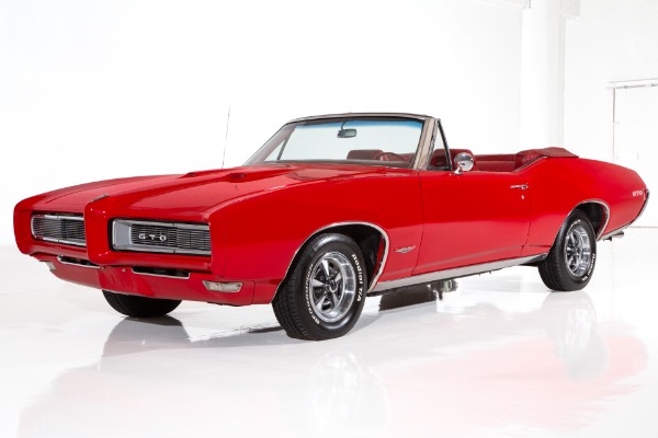 For Sale Used 1968 Pontiac GTO Real Red/Red 400, 4-Speed  #s Match | American Dream Machines Des Moines IA 50309