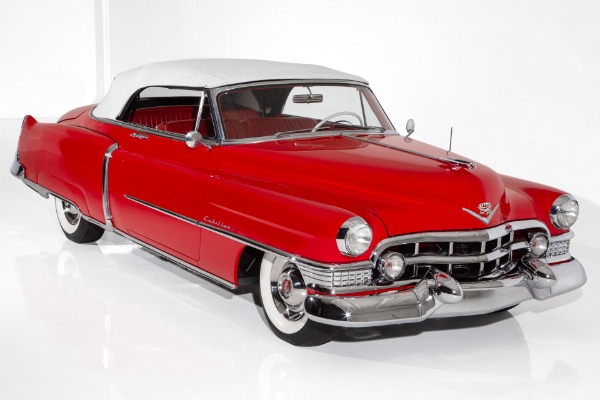 For Sale Used 1951 Cadillac Series 62 Ravishing Red On Red | American Dream Machines Des Moines IA 50309