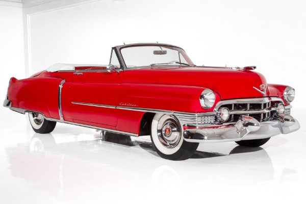 For Sale Used 1951 Cadillac Series 62 Ravishing Red On Red | American Dream Machines Des Moines IA 50309