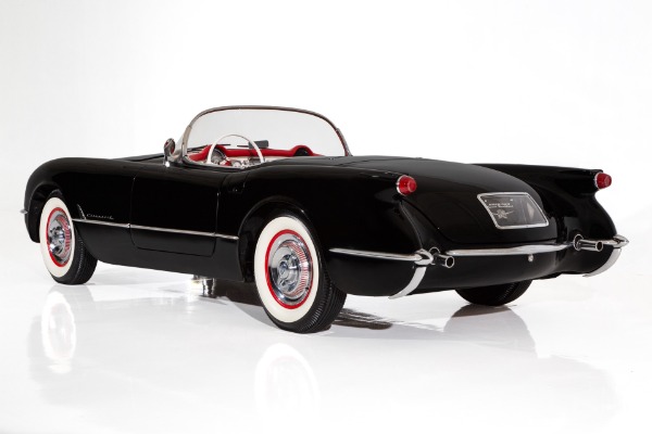 For Sale Used 1954 Chevrolet Corvette Rare Black Roadster, 235ci | American Dream Machines Des Moines IA 50309