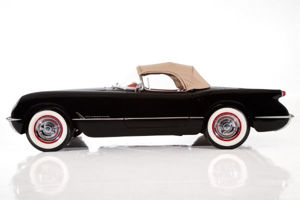 For Sale Used 1954 Chevrolet Corvette Rare Black Roadster, 235ci | American Dream Machines Des Moines IA 50309