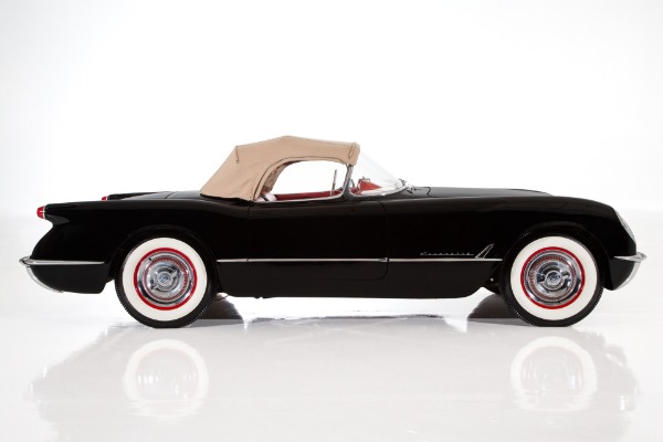 For Sale Used 1954 Chevrolet Corvette Rare Black Roadster, 235ci | American Dream Machines Des Moines IA 50309