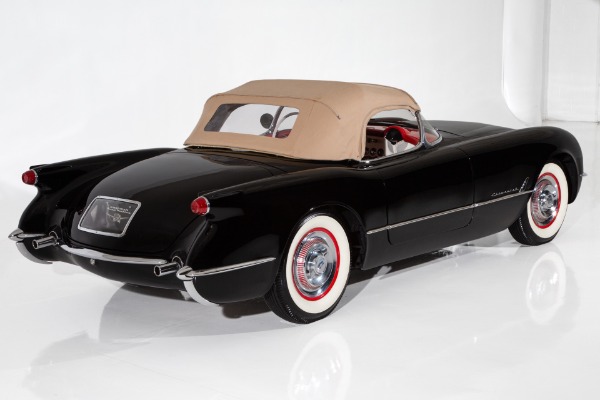 For Sale Used 1954 Chevrolet Corvette Rare Black Roadster, 235ci | American Dream Machines Des Moines IA 50309