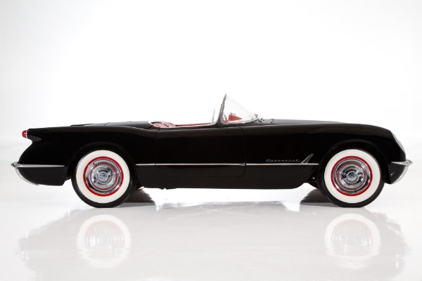 For Sale Used 1954 Chevrolet Corvette Rare Black Roadster, 235ci | American Dream Machines Des Moines IA 50309