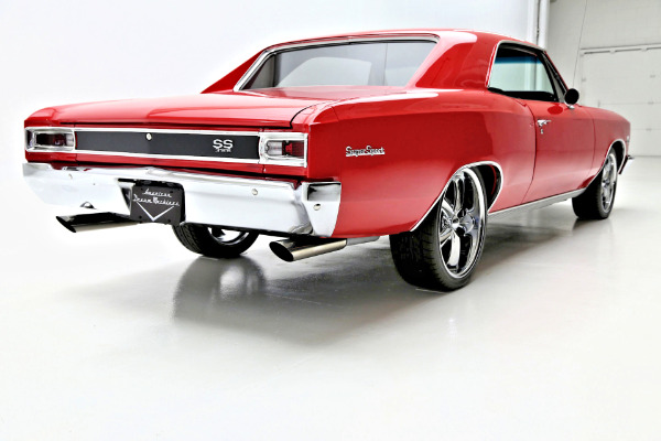 For Sale Used 1966 Chevrolet Chevelle Torch Red Pro Tour 454 | American Dream Machines Des Moines IA 50309