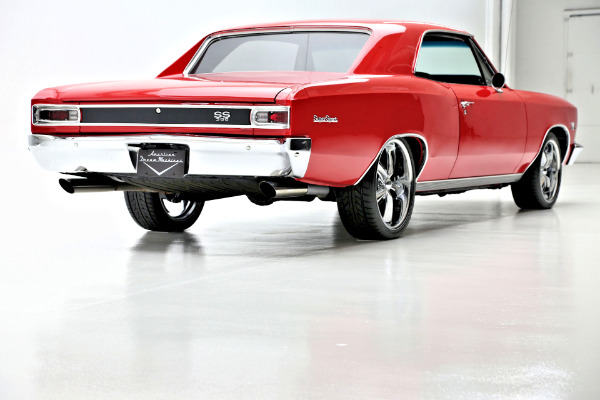 For Sale Used 1966 Chevrolet Chevelle Torch Red Pro Tour 454 | American Dream Machines Des Moines IA 50309