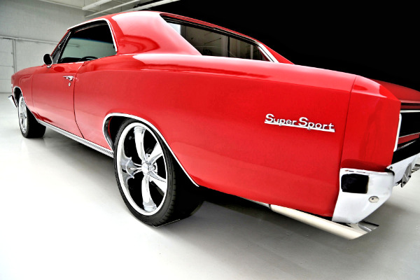 For Sale Used 1966 Chevrolet Chevelle Torch Red Pro Tour 454 | American Dream Machines Des Moines IA 50309