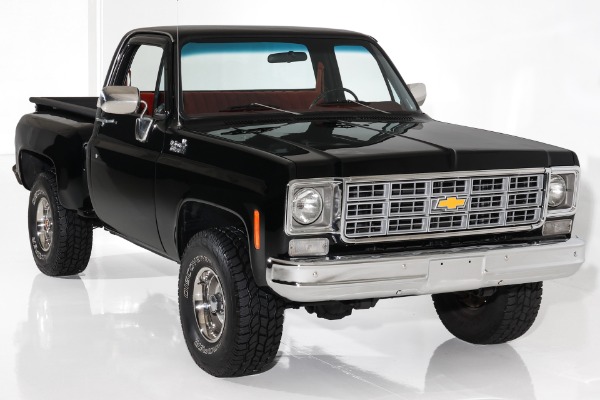 For Sale Used 1977 Chevrolet Pickup K10 4X4 Stepside Pickup 350ci | American Dream Machines Des Moines IA 50309