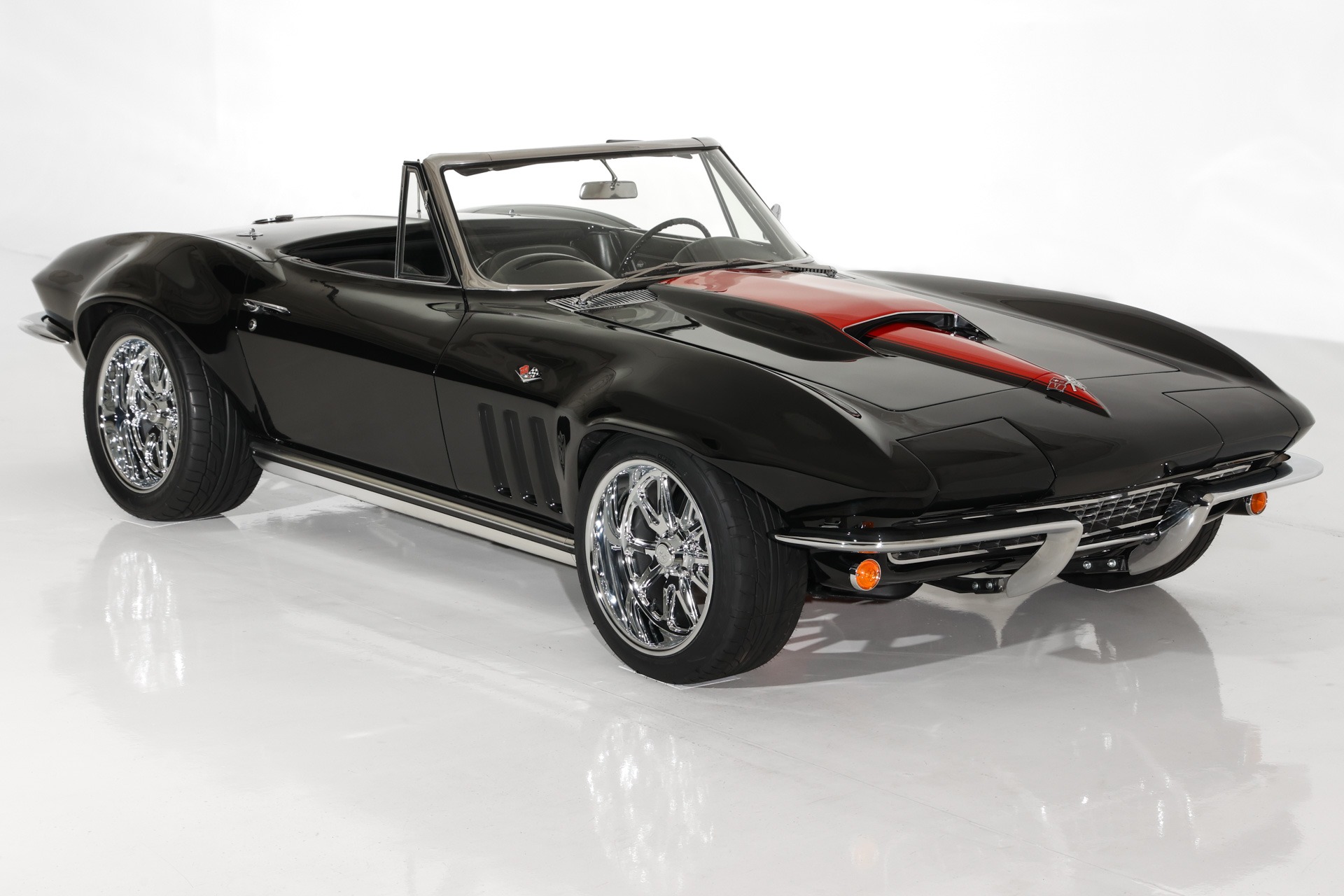 For Sale Used 1965 Chevrolet Corvette Black Wide Body 496/500+hp | American Dream Machines Des Moines IA 50309