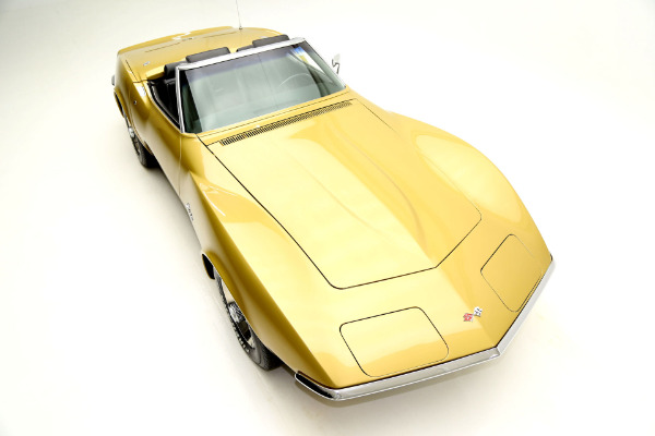 For Sale Used 1971 Chevrolet Corvette convertible gold black int, 350 auto | American Dream Machines Des Moines IA 50309