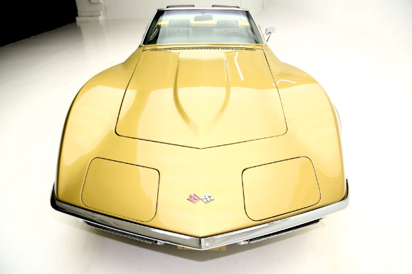 For Sale Used 1971 Chevrolet Corvette convertible gold black int, 350 auto | American Dream Machines Des Moines IA 50309