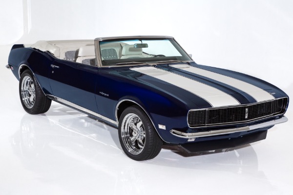 For Sale Used 1968 Chevrolet Camaro RS Midnight Blue 4-Speed AC | American Dream Machines Des Moines IA 50309