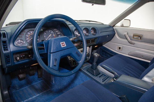 For Sale Used 1981 Datsun 280ZX Silver/Blue 5 Speed  Low Miles 31k | American Dream Machines Des Moines IA 50309