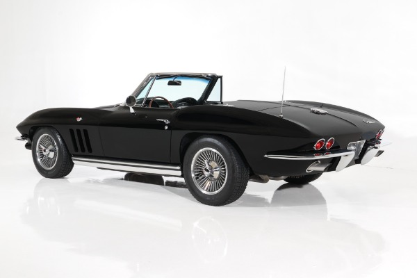 For Sale Used 1965 Chevrolet Corvette True Black Car 4-Speed PB AC | American Dream Machines Des Moines IA 50309