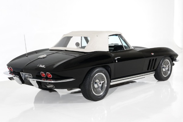 For Sale Used 1965 Chevrolet Corvette True Black Car 4-Speed PB AC | American Dream Machines Des Moines IA 50309