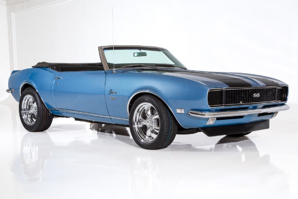 For Sale Used 1968 Chevrolet Camaro RS Lemans Blue 350 Auto PS PB | American Dream Machines Des Moines IA 50309