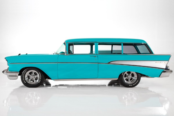 For Sale Used 1957 Chevrolet 2 Door Wagon ZZ4, Auto, PB, PB, AC | American Dream Machines Des Moines IA 50309