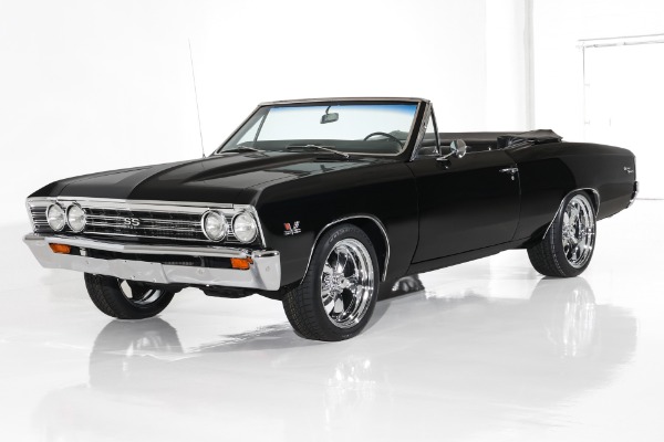 For Sale Used 1967 Chevrolet Chevelle Triple Black 454 Auto PS PB | American Dream Machines Des Moines IA 50309