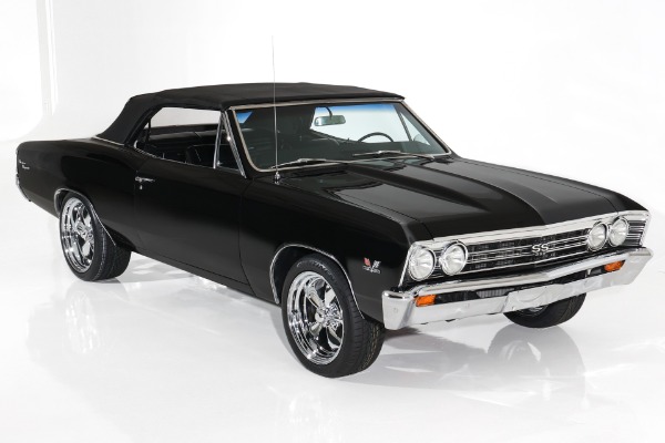 For Sale Used 1967 Chevrolet Chevelle Triple Black 454 Auto PS PB | American Dream Machines Des Moines IA 50309