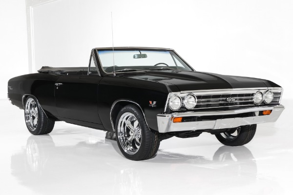 For Sale Used 1967 Chevrolet Chevelle Triple Black 454 Auto PS PB | American Dream Machines Des Moines IA 50309