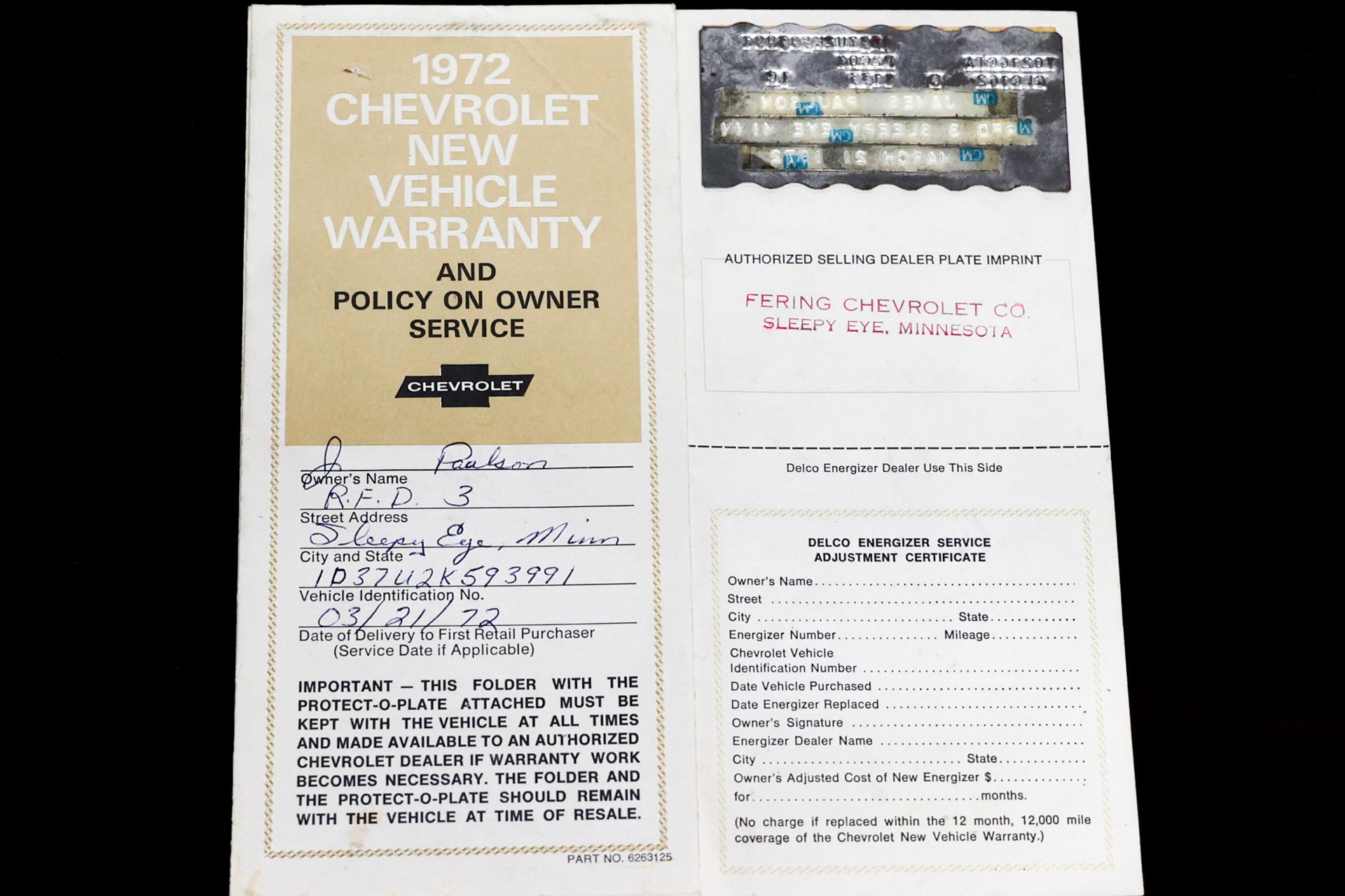 Used 1972 Chevrolet Chevelle SS Build Sheet 500hp 5-Speed | St. Petersburg, FL