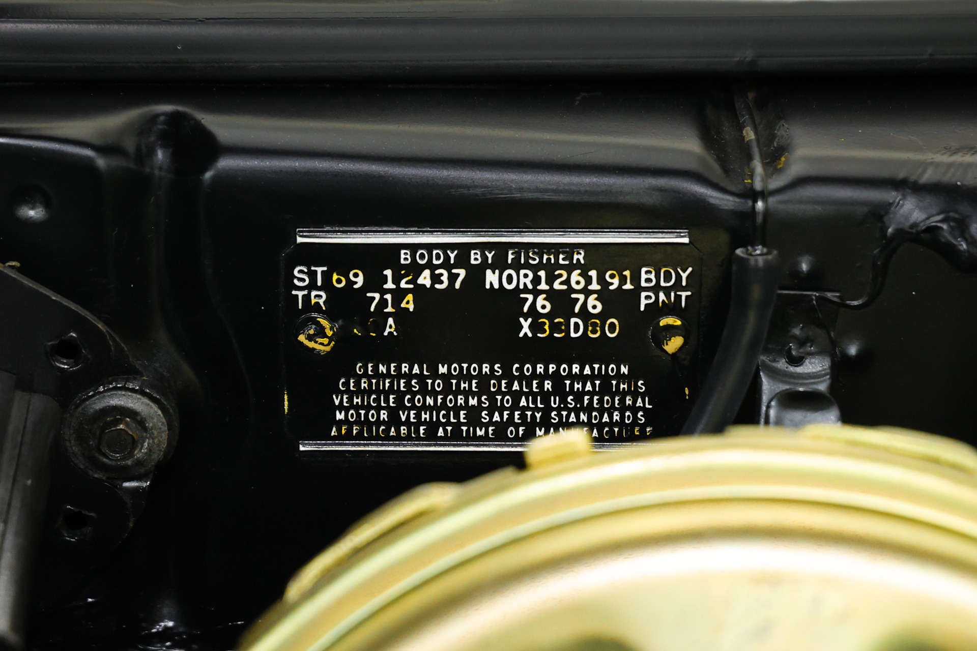 1969 Chevrolet Camaro Z28, DZ302, X-33, 4-Speed Stock # 4824