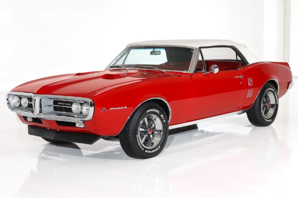 For Sale Used 1967 Pontiac Firebird Red/Red 400ci Automatic PS PB | American Dream Machines Des Moines IA 50309