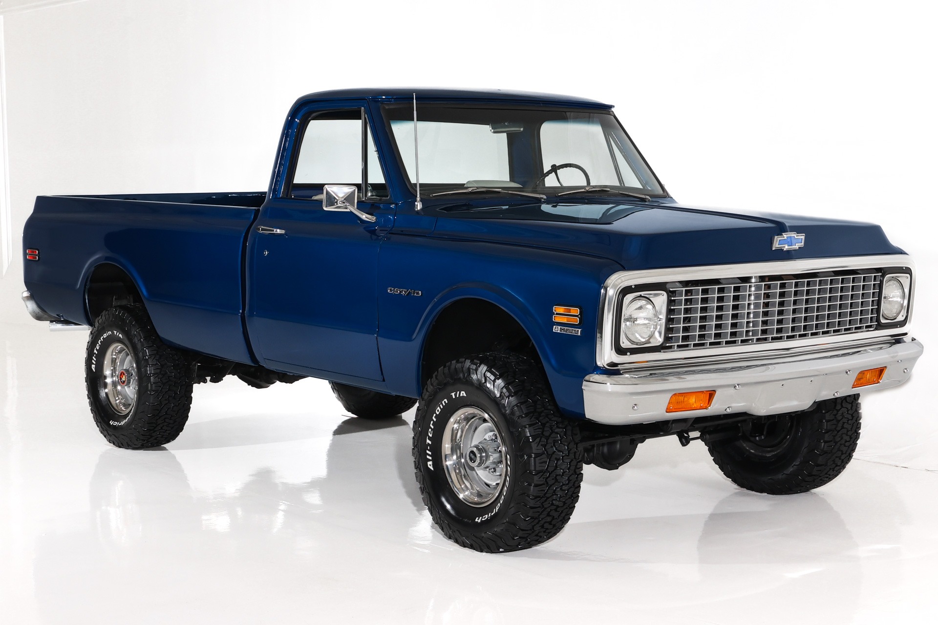 For Sale Used 1972 Chevrolet Pickup 4WD 396 Dual Quads PS PB AC | American Dream Machines Des Moines IA 50309