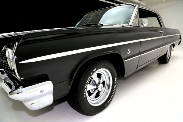 For Sale Used 1964 Chevrolet Impala black 409 5-speed Dana | American Dream Machines Des Moines IA 50309