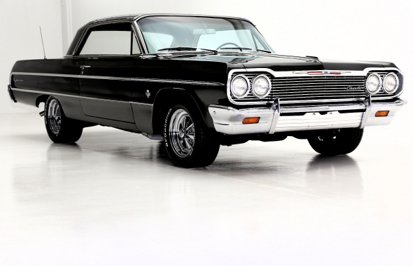 For Sale Used 1964 Chevrolet Impala black 409 5-speed Dana | American Dream Machines Des Moines IA 50309