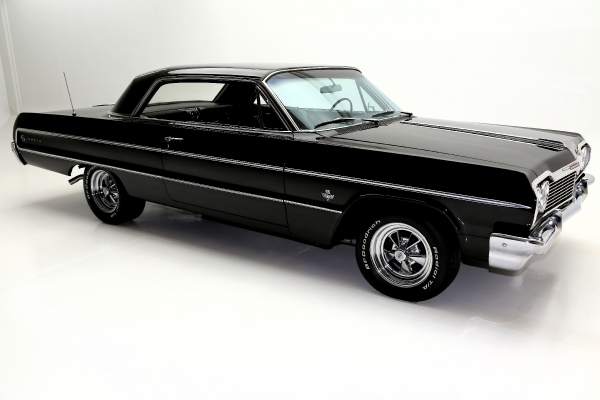 For Sale Used 1964 Chevrolet Impala black 409 5-speed Dana | American Dream Machines Des Moines IA 50309