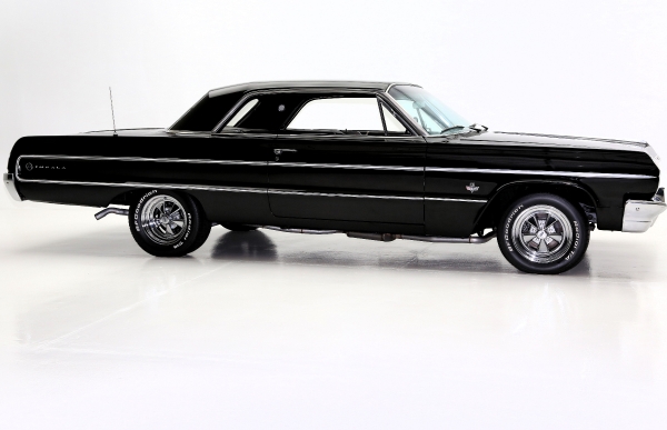 For Sale Used 1964 Chevrolet Impala black 409 5-speed Dana | American Dream Machines Des Moines IA 50309