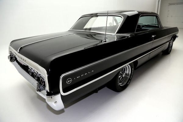 For Sale Used 1964 Chevrolet Impala black 409 5-speed Dana | American Dream Machines Des Moines IA 50309