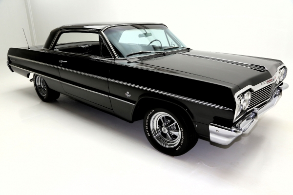 For Sale Used 1964 Chevrolet Impala black 409 5-speed Dana | American Dream Machines Des Moines IA 50309