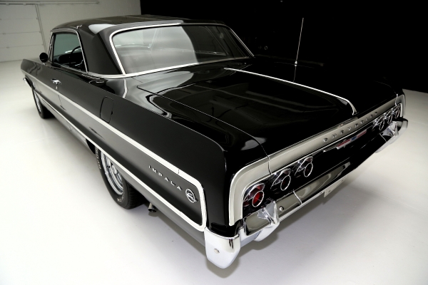 For Sale Used 1964 Chevrolet Impala black 409 5-speed Dana | American Dream Machines Des Moines IA 50309