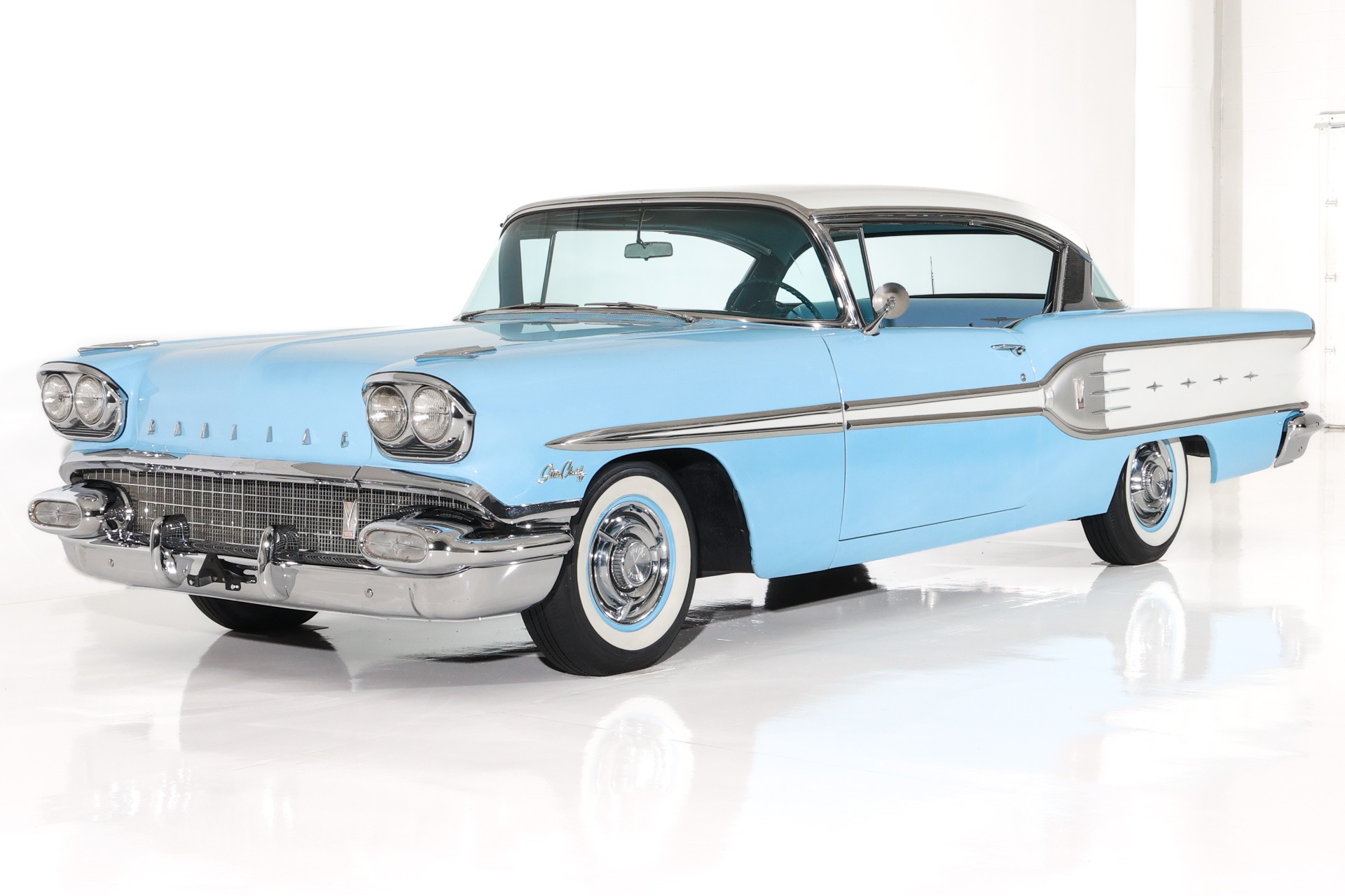 For Sale Used 1958 Pontiac Star Chief Time Capsule 370 Auto PS PB | American Dream Machines Des Moines IA 50309