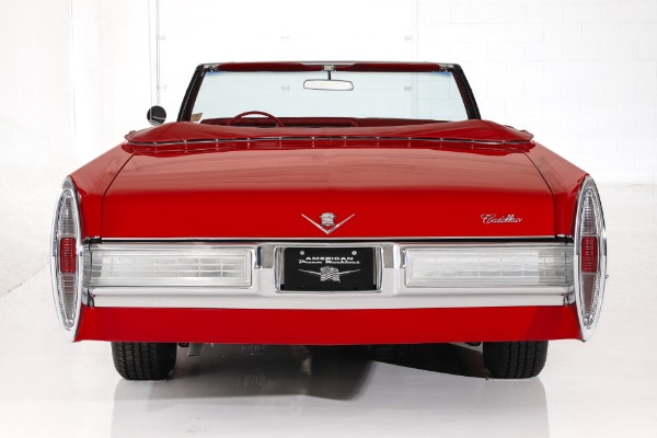 For Sale Used 1967 Cadillac DeVille Red/Red 429 Auto AC PS Cruise | American Dream Machines Des Moines IA 50309