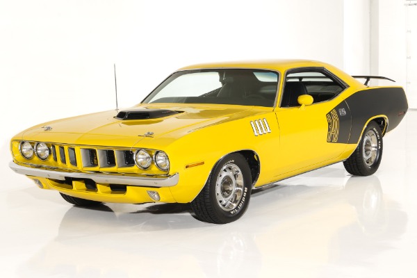 For Sale Used 1971 Plymouth Barracuda 340 Shaker Hood, Gills, AC | American Dream Machines Des Moines IA 50309