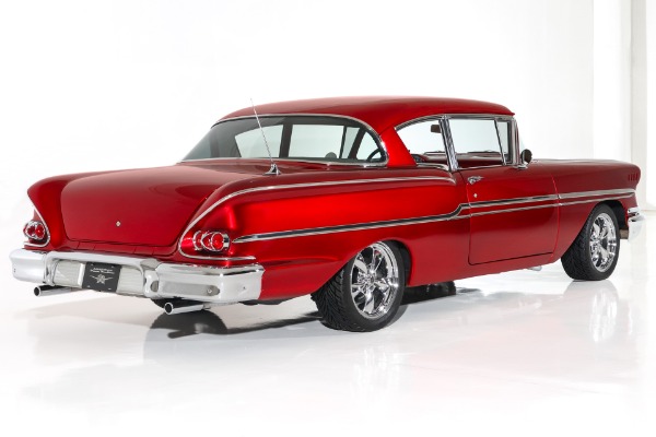 For Sale Used 1958 Chevrolet Biscayne Candy Brandywine Show Car | American Dream Machines Des Moines IA 50309