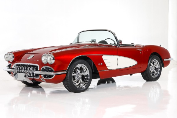 For Sale Used 1958 Chevrolet Corvette Brandywine Show Car 330hp | American Dream Machines Des Moines IA 50309