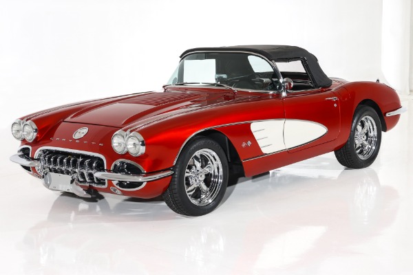 For Sale Used 1958 Chevrolet Corvette Brandywine Show Car 330hp | American Dream Machines Des Moines IA 50309