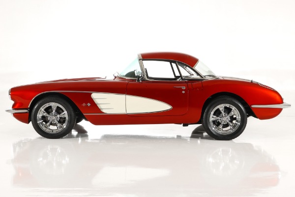 For Sale Used 1958 Chevrolet Corvette Brandywine Show Car 330hp | American Dream Machines Des Moines IA 50309