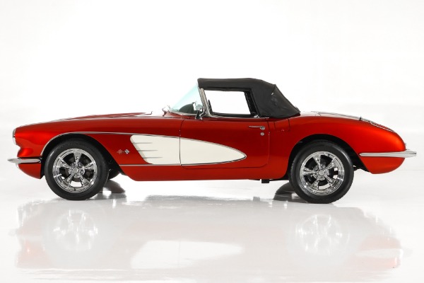 For Sale Used 1958 Chevrolet Corvette Brandywine Show Car 330hp | American Dream Machines Des Moines IA 50309