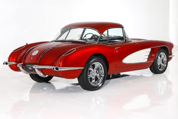 For Sale Used 1958 Chevrolet Corvette Brandywine Show Car 330hp | American Dream Machines Des Moines IA 50309