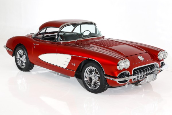 For Sale Used 1958 Chevrolet Corvette Brandywine Show Car 330hp | American Dream Machines Des Moines IA 50309