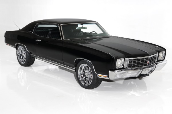 For Sale Used 1972 Chevrolet Monte Carlo Black 350ci PS PB AC | American Dream Machines Des Moines IA 50309