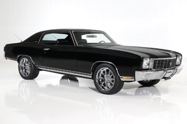 For Sale Used 1972 Chevrolet Monte Carlo Black 350ci PS PB AC | American Dream Machines Des Moines IA 50309